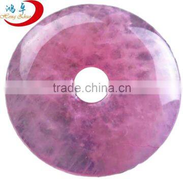 40mm round agate semi precious stone donut