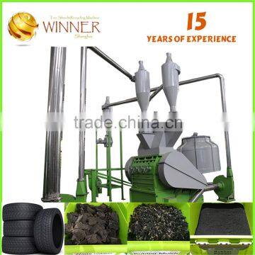 Waste Crusher Rrecycled tire rubber buckets Open Top