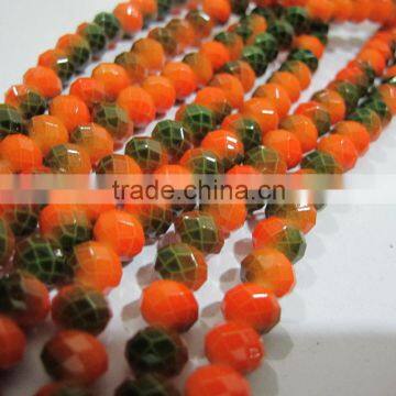 4mm Sales of neon color glass rondelle bead sew BZ029