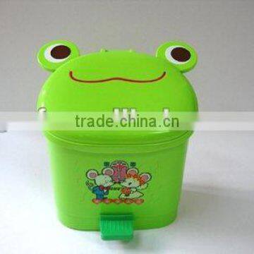 plastic waste bin