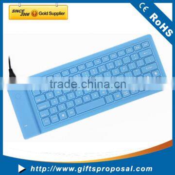 2016 mini USB flexible waterproof rubber bluetooth Keyboard