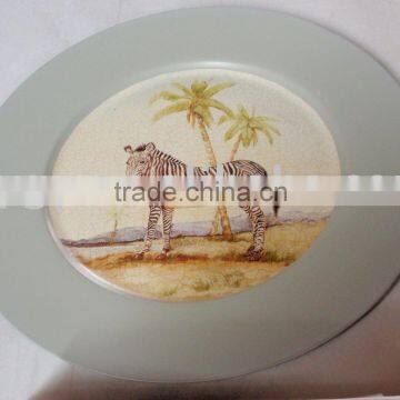 Animal picture plate