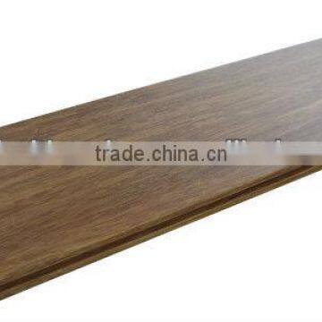 Carbonized strand woven bamboo flooring