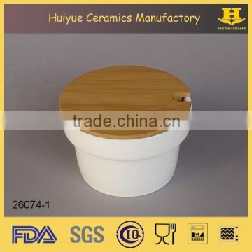 Kitchen Jar, Ceramic Seasoning Jar With Spoon and Lid photo-2