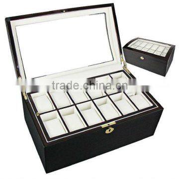 high quality top clear top acrylic window watch display case