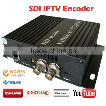 IPTV Live streaming rtmp encoder, hd sdi to iptv streaming server