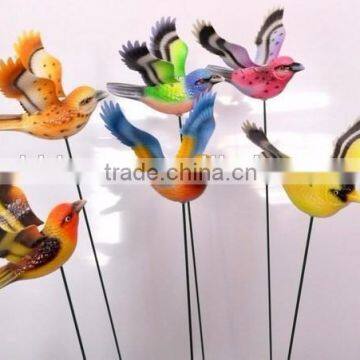 Hot Sale in USA 5 inch Bird Plastic Outdoor Yard Garden Animals Stake