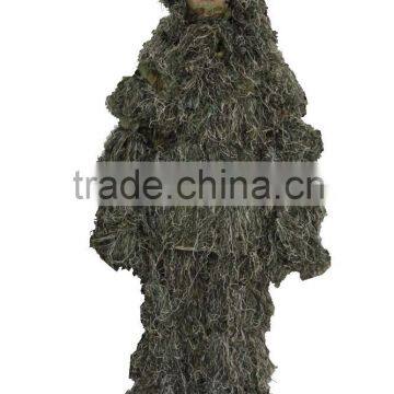 Ghillie Suit Woodland Camo Hunting Camouflage 3-D Premium Hunting Camo 4 pcs+Bag