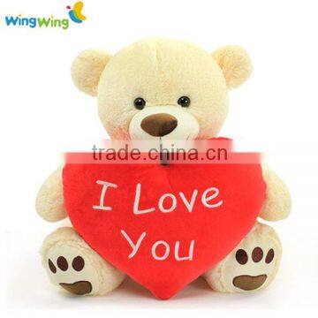 wholesale 2016 valentines/birthday gift Soft plush toy Teddy bear gift plush toy