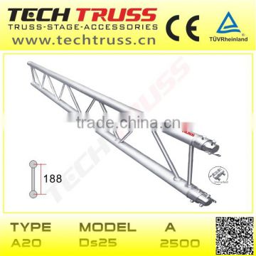 A20-DS25 aluminium flat tuss, stage truss, lighting ladder truss stand