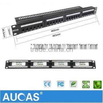 19 Inch Standard Server Rack Network Patch Panel 24 Port Cat6 UTP Unshielded Factory Offer Price photo-4