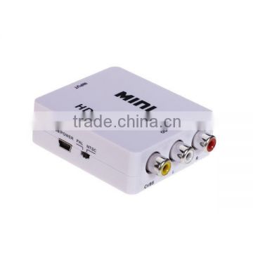 mini HDMI to AV RCA / CVBS Converter box 1080p