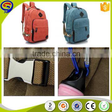 Competitive Price Top Quality College Canvas Fashionable Backpack photo-2