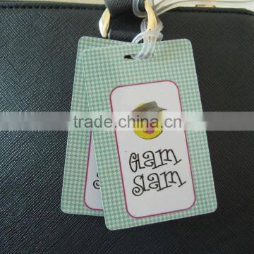 glossy golf club luggage tag (M-PT349)