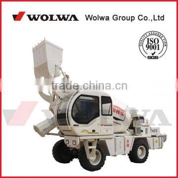 WOLWA Mobile concrete mixer truck 4m3 with lowest price