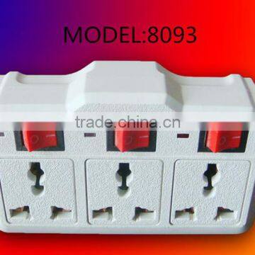 3 Way Adapter Plug Multi Outlet Single-Tap Wall Tap Electrical Socket Quality Choice