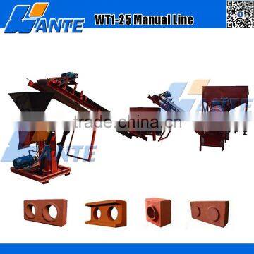 Factory Direct Sale WT1-25 Diesel Motor Engine Interlocking Brick Production Line photo-3