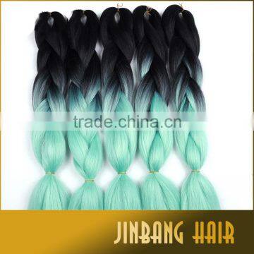 New Premium Hot Selling Best Quality 100g 24inch High Temperature Synthetic Ombre Jumbo Braid photo-3