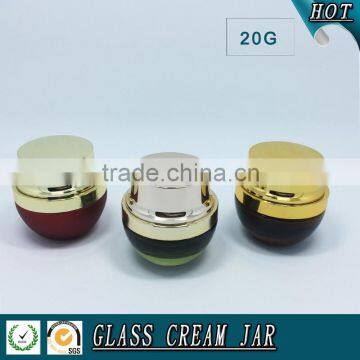 20G Colored Glass Jar for Eyecream