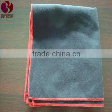 microfiber two side flanel lens cleaning cloth