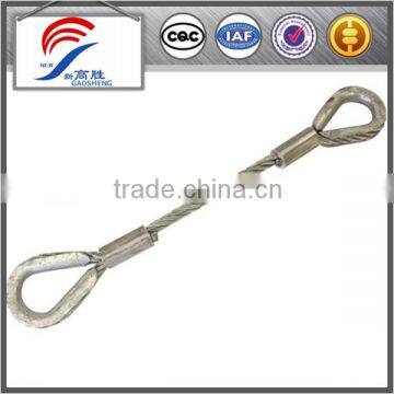 Stainless Steel Wire Rope Sling/galvanized ungalvanized rope cargo lifting slings/lifting tools