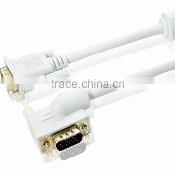 Right Angle VGA cable for PC monitor projector