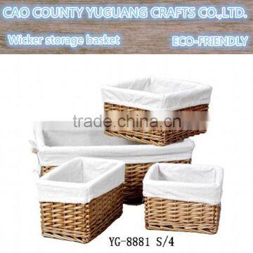 Willow Cloth Storage Basket