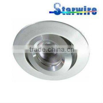 Single 3W/1W LED Round Downlight With Cree /Edison Chips