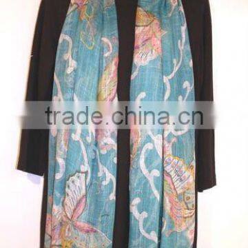 linen cotton and viscose scarves