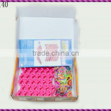 Latest Fashion Colorful Loom Bands With Weaver Latex Free Rubber Bands Kits