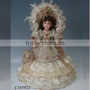 High-quality 18" Ceramic Russian Porcelain Victoria Doll