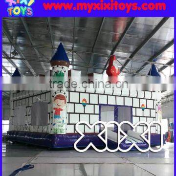 Large outdoor inflatable castle, jumping bouncer, jumping house