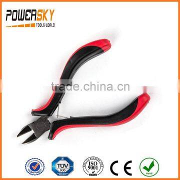 4.5" Mini Diagonal Pliers with Rubber Handles