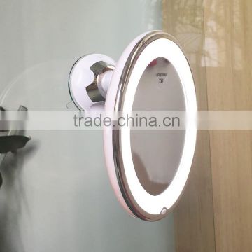 Adjustable Makeup Mirror LED Lighted Vanity Bathroom Mirror Sensitive button