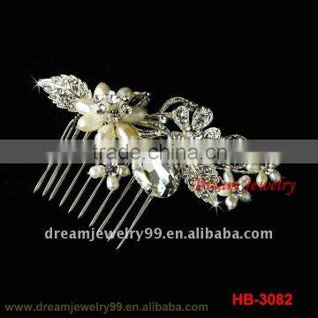 fashion rhinestone hair comb big crystal headwear wedding bridemaid jewelry