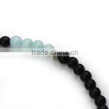 Original Natural Carbonado Jade Beaded Chain Long Green Tassel Necklaca photo-3