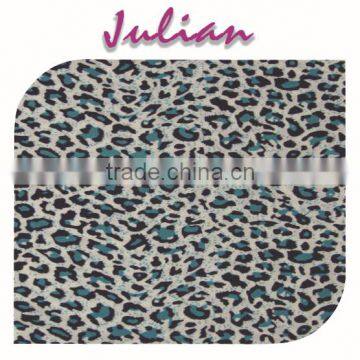 blue black leopard pattern nylon ultr thin spandex print burn out fabric