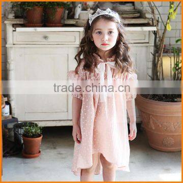New Summer Skirts in Summer 2016 Girls and Girls Dress Polka Dot Print Dress 63L111