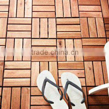 Anti-slip and low maintenance outdoor and indoor WPC DIY Tiles