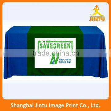 2016 hot sale table covers throw customized print table cover trade exhibition table throw