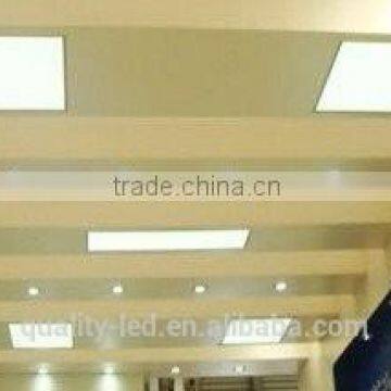 white LED panel lights shine staight