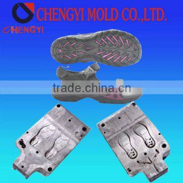 2014 FLAT EVA injection shoe sole mould factory