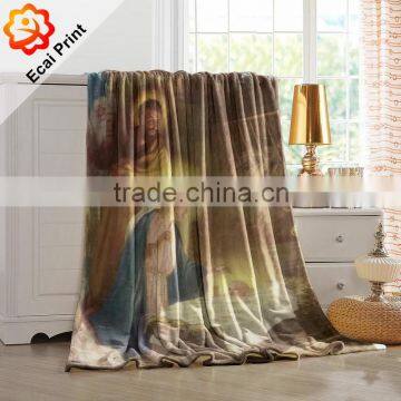 2016 Fashion Customize Heat Transfer Printed Flannel Blanket photo-2