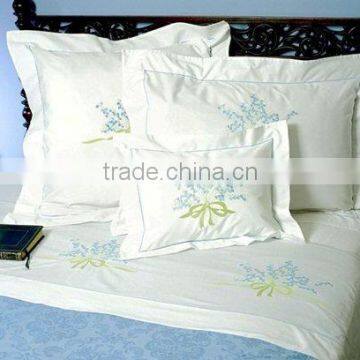 hand embroidery bedding set