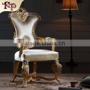 2016 FOSHAN factory Top quality solid wood dining armchair- solid wood hand carved chair