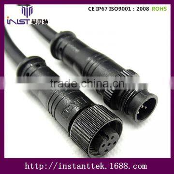 INST M12 5pin waterproof connector with cable