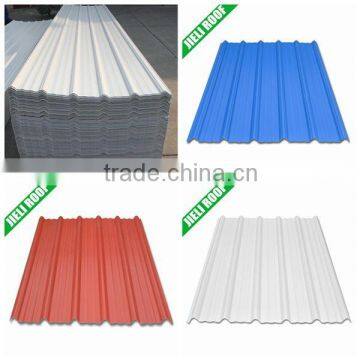 Easy to install resin pvc roofing sheet trapezoidal 1130