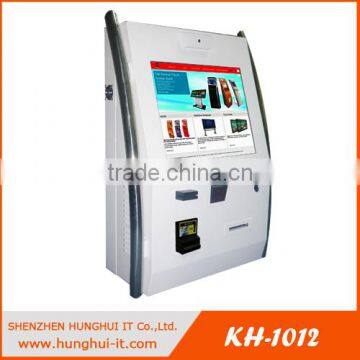 Wall mounted kiosk / SIM card vending machine