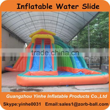 EN14960 Certificate inflatable water slide for kids inflatable pool with slide