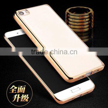 Electroplating TPU Case mobile phone accessories case back cover for xiaomi redmi note 2 case